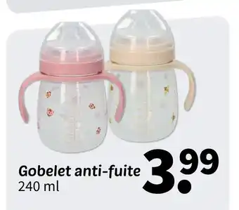 Gobelet anti-fuite