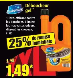 Norma Saubermax déboucheur gel offre