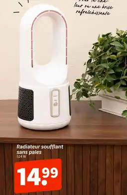 Wibra Radiateur soufflant sans pales offre