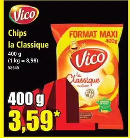 Norma Vico chips la classique offre