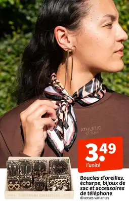 Wibra Boucles d’oreilles. écharpe, bijoux de sac et accessoires de téléphone offre