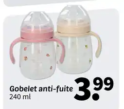 Wibra Gobelet anti-fuite offre