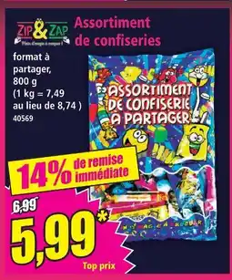 Norma Zip&zap assortiment de confiseries offre