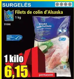 Norma Fjord krone filets de colin d’alaska offre