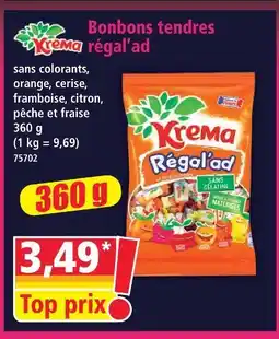 Norma Krema bonbons tendres regal'ad offre