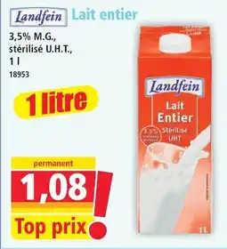 Norma Landfein lait entier offre