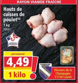 Norma Hauts de cuisses de poulet offre