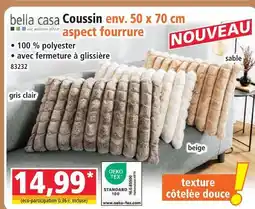 Norma Bella casa coussin env. 50 x 70 cm aspect fourrure offre