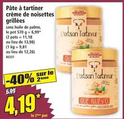 Norma Pâte à tartiner crème de noisettes grillées offre