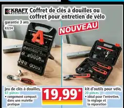 Norma Kraft coffret de clés à douilles ou coffret pour entretien de vélo offre