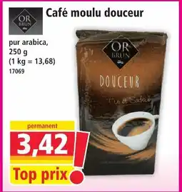 Norma Or brun café moulu douceur offre