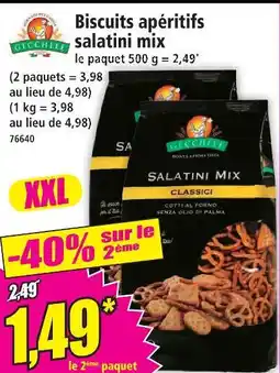 Norma Gicchelli biscuits apéritifs salatini mix offre