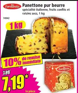Norma La fornareta panettone pur beurre offre