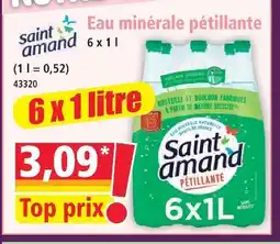Norma Saint amand eau minérale pétillante offre