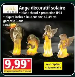 Norma I-glow ange décoratif solaire offre