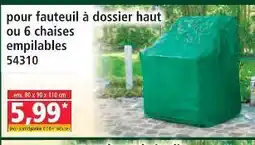 Norma Housse de protection pour mobilier de jardin offre
