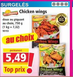 Norma Gut längenhof chicken wings offre