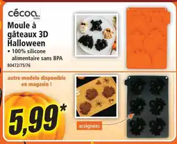 Norma Cécoa moule à gâteaux 3d halloween offre