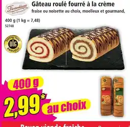 Norma Furstenkasse gâteau roulé fourré à la crème offre