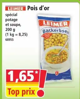 Norma Leimer pois d'or offre