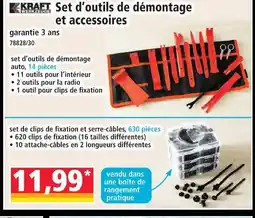 Norma Kraft werkzeuge set d’outils de démontage et accessoires offre