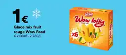 Hmarket Wow food glace mix fruit rouge offre