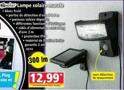 Norma Zsolar lampe solaire murale offre