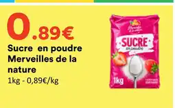 Hmarket Merveilles de la nature sucre en poudre offre