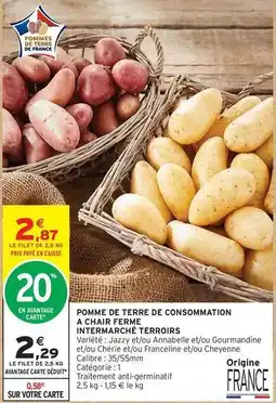 Intermarché Contact Pomme de terre de consommation a chair ferme intermarche offre