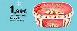 Hmarket Carte d'or glace new-york offre