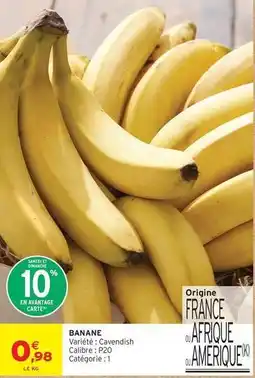 Intermarché Contact Banane offre