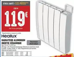 Brico Cash Dim - radiateur aluminium inertie céramique offre