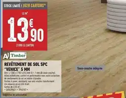 Brico Cash Spc - revêtement de sol venice 5 mm offre