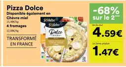 Hmarket Sodebo pizza dolce chèvre miel offre