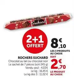 Bi1 Suchard - rochers offre