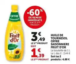 Bi1 Huile de tournesol offre