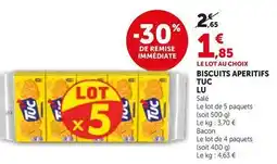 Bi1 Lu - biscuits aperitifs offre
