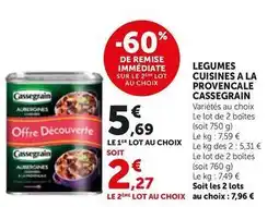 Bi1 Cassegrain - legumes cuisines a la provencale offre