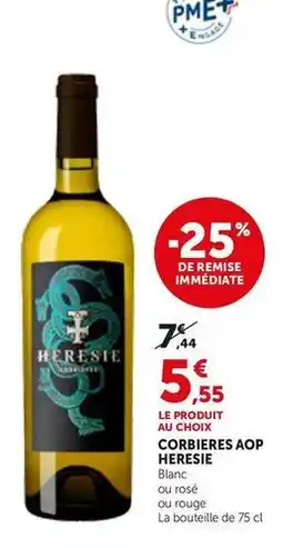 Bi1 Heresie - corbiers aop offre