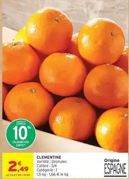Intermarché Contact Clementine offre