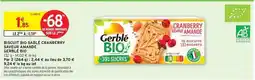 Intermarché Contact Gerblé - biscuits soit & cranberry offre