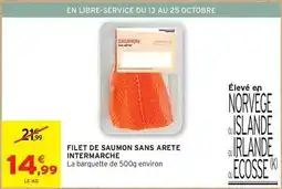 Intermarché Contact Filet de saumon sans arete intermarche offre