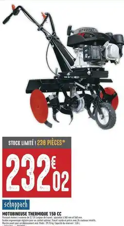 Brico Cash Scheppach - motobineuse thermique 15 cc offre
