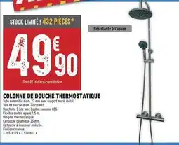 Brico Cash Colonne de douche thermostatique offre