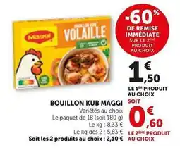 Bi1 Maggi - bouillon kub offre