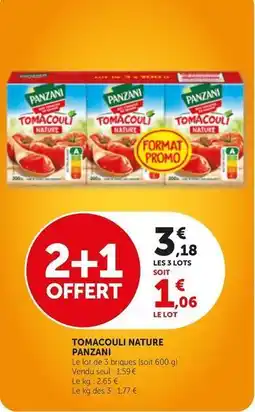 Bi1 Panzani - tomacoul nature offre