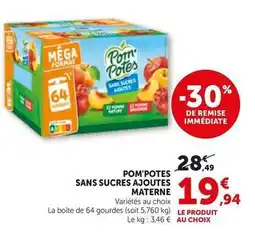 Bi1 Materne - sans sucres ajoutes offre