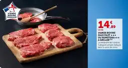 Bi1 Viande bovine faux filet a griller ou brutelle a griller offre