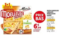 Bi1 Marie - pizza surgelee crousti moelleuse offre