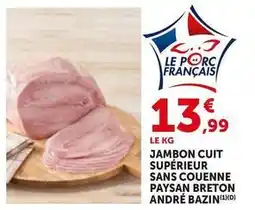 Bi1 Paysan breton - jambon cuit supérieur sans couenne offre